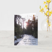 Laat een Trail Note Kaart achter (Gele Bloem)