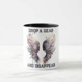 Laat een versnelling vallen en verdwijn, Motorcycl Mok (Midden)