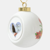 Laat een wens uitkomen keramische bal ornament (Rechts)