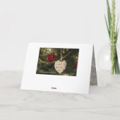 Laat elk hart hem ruimte geven, kerstlied kaart (Achterkant)