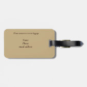 Laat elke dag achter het Bagagelabel (Achterkant horizontaal)