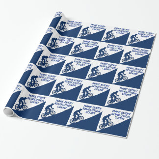 Laat elke revolutie tellen cadeaupapier