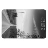 Laat enkel gaan, Inspirerend Citaat Magnet Magneet (Horizontaal)