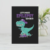 Laat Epilepsy Epilepsy Epilepsy Bewustheid maken Kaart (Staand voorkant)