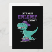 Laat Epilepsy Epilepsy Epilepsy Bewustheid maken Kaart (Voorkant / Achterkant)