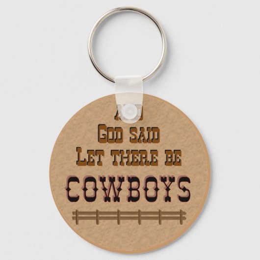 Laat er COWBOYS-Sleutelhanger zijn Sleutelhanger (Voorkant)