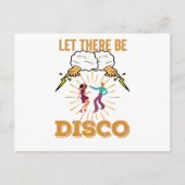 Laat er disco Funk zijn Briefkaart (Voorkant)