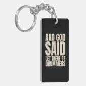 Laat er drummer zijn sleutelhanger (Voorkant Links)