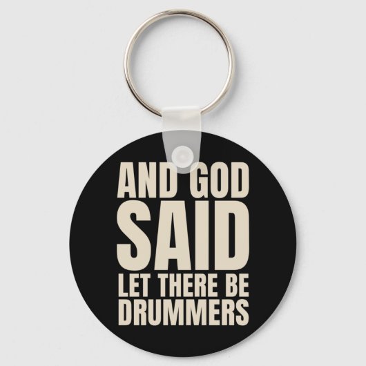 Laat er drummer zijn sleutelhanger (Voorkant)