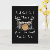 Laat er drummers zijn kaart (Gele Bloem)