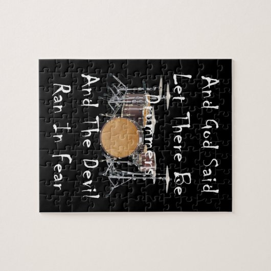 Laat er drummers zijn legpuzzel (Horizontaal)