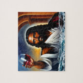 Laat er een Christelijke kunstpuzzel voor wijn zij Legpuzzel (Verticaal)