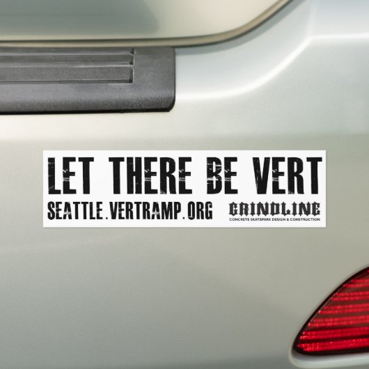 Laat er een Vert - Bumpersticker zijn (Op auto)