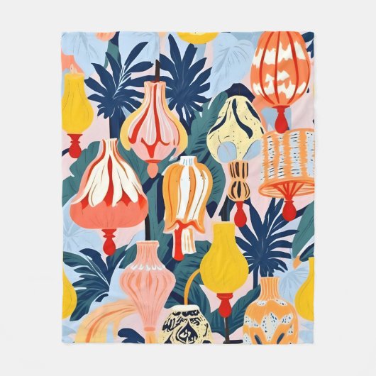 Laat er lampen zijn fleece deken (Voorkant)