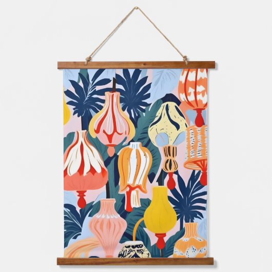 Laat er lampen zijn hangend wandkleed (Voorkant)