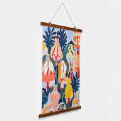 Laat er lampen zijn hangend wandkleed (Gebogen)