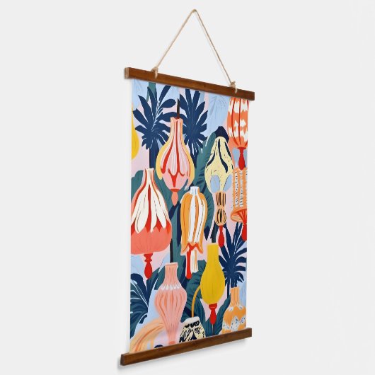 Laat er lampen zijn hangend wandkleed (Gebogen)