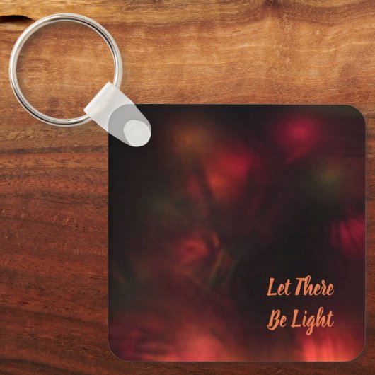 Laat er licht gezicht zijn sleutelhanger (Voorkant)