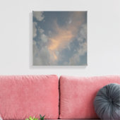 Laat er Licht Rekbaar Canvas zijn Afdruk (Insitu (Woonkamer))
