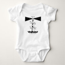 LAAT ER LICHT Vuurtoren zwart-wit