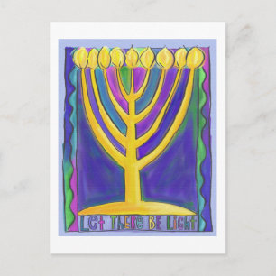 Laat er licht zijn briefkaart