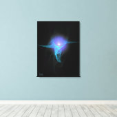 Laat er licht zijn canvas afdruk (Insitu (Houten vloer))