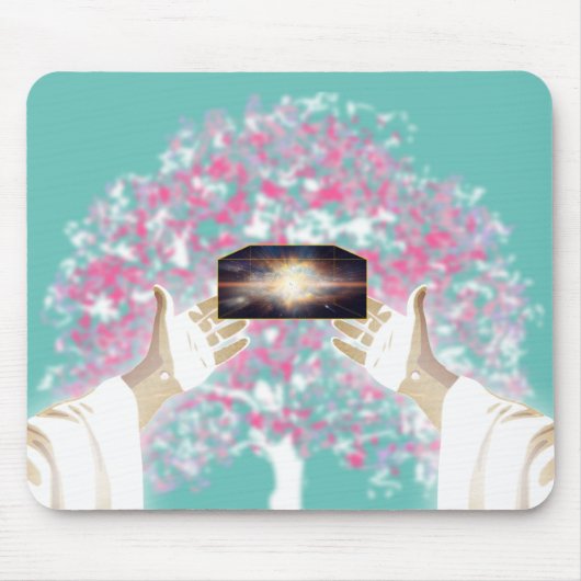 Laat er licht zijn: en er was licht muismat (Voorkant)