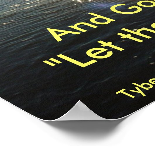 Laat er licht zijn poster (Hoek)