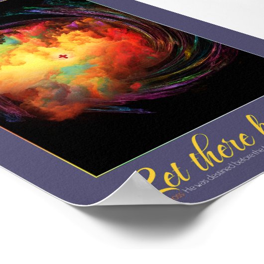 Laat er licht zijn! poster (Hoek)