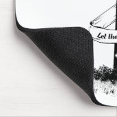 Laat er licht zwart en wit zijn muismat (Hoek)