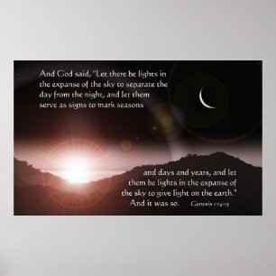 Laat er lichten zijn poster