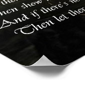 " laat er vandaag zijn " - Poster (Hoek)