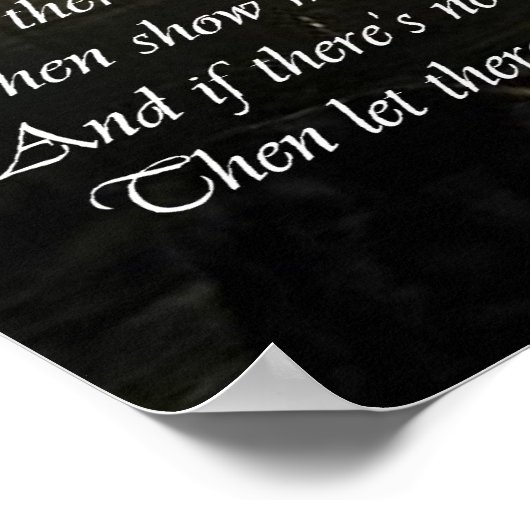 " laat er vandaag zijn " - Poster (Hoek)