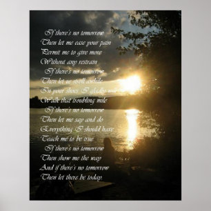 " laat er vandaag zijn " - Poster