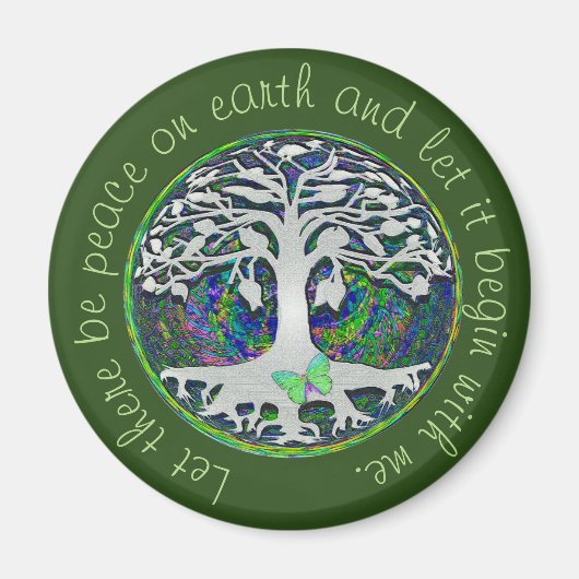 Laat er vrede op aarde zijn magneet (Voorkant)