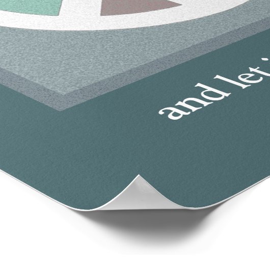 Laat er vrede op aarde zijn poster (Hoek)