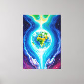 Laat er vrede zijn op aarde canvas afdruk (Voorkant)