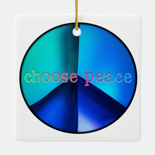 Laat er vrede zijn op het ornament op aarde (Achterkant)