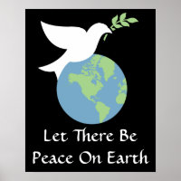 Laat er vrede zijn op het Poster op aarde