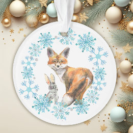 Laat er vrede zijn Vos en Konijn Kerstmis Ornament