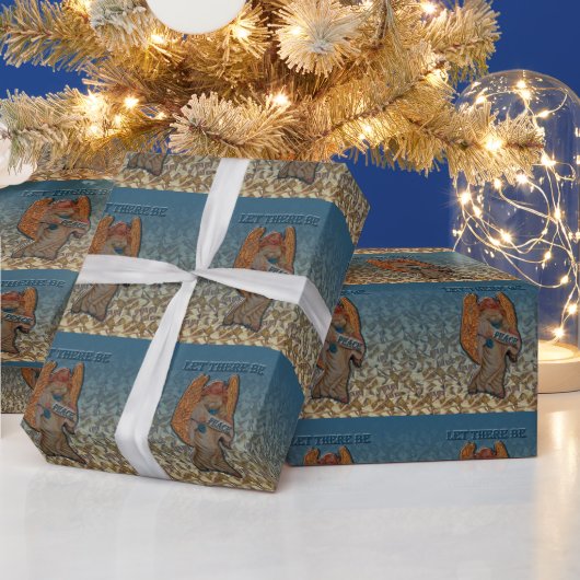 Laat er vredesengel-bogen zijn cadeaupapier (Feestdagen)