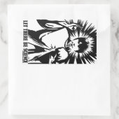 Laat er wetenschap zijn rechthoekige sticker (Tas)
