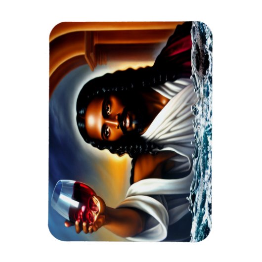 Laat er Wijn Christelijk Kunstmagneet zijn Magneet (Verticaal)