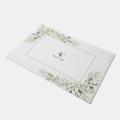 Laat Eucalyptus Greenery simpelweg een minimalisti Deurmat (Schuin)