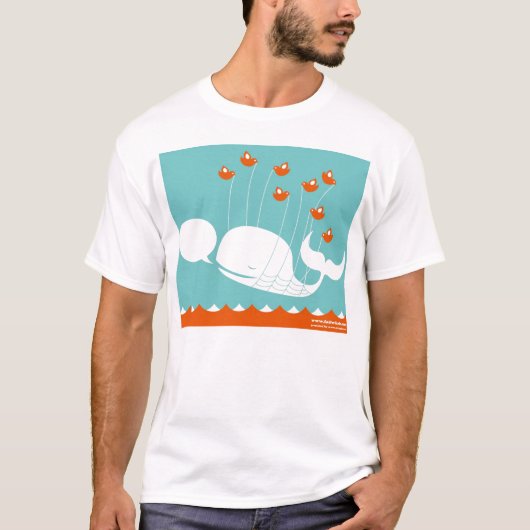 Laat FailWhale iets T-shirt zeggen (Voorkant)