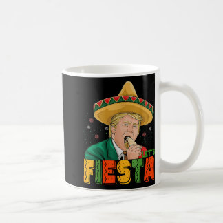 Laat Fiesta Grappig Trump Cinco De Mayo Mexicaanse Koffiemok