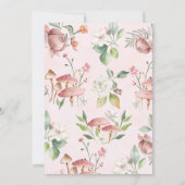 Laat Flutter en Twirl Floral Fairy Birthday Kaart (Achterkant)