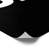 Laat FOMO niet in OH NO veranderen - Grappig hande Poster (Hoek)