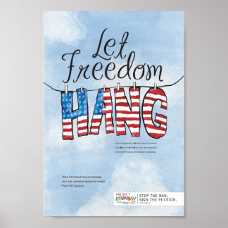 Laat Freedom Poster hangen
