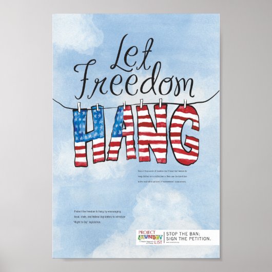 Laat Freedom Poster hangen (Voorkant)